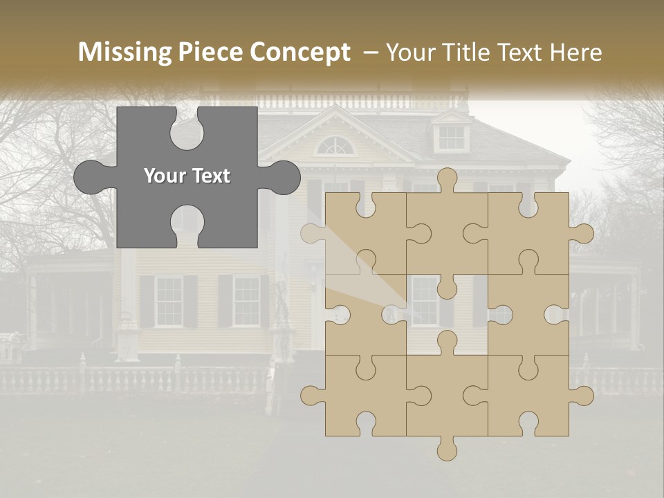 Traditional Culture Architecture House PowerPoint Template