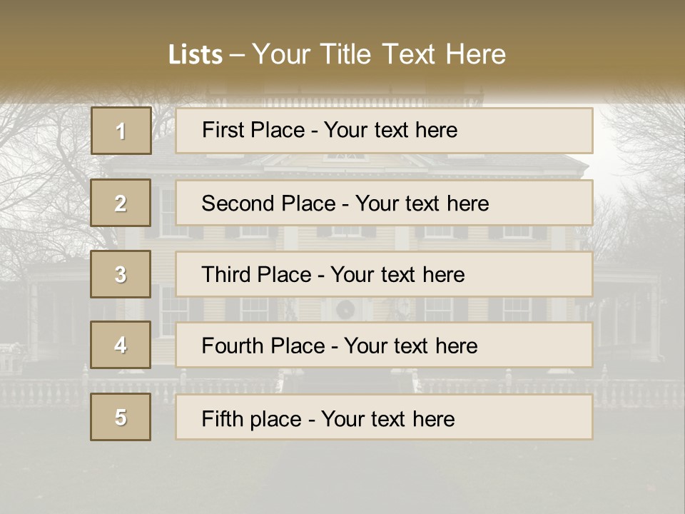 Traditional Culture Architecture House PowerPoint Template