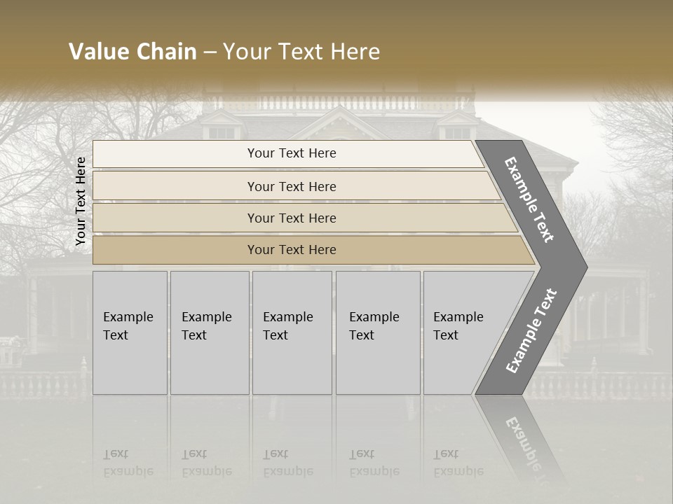 Traditional Culture Architecture House PowerPoint Template