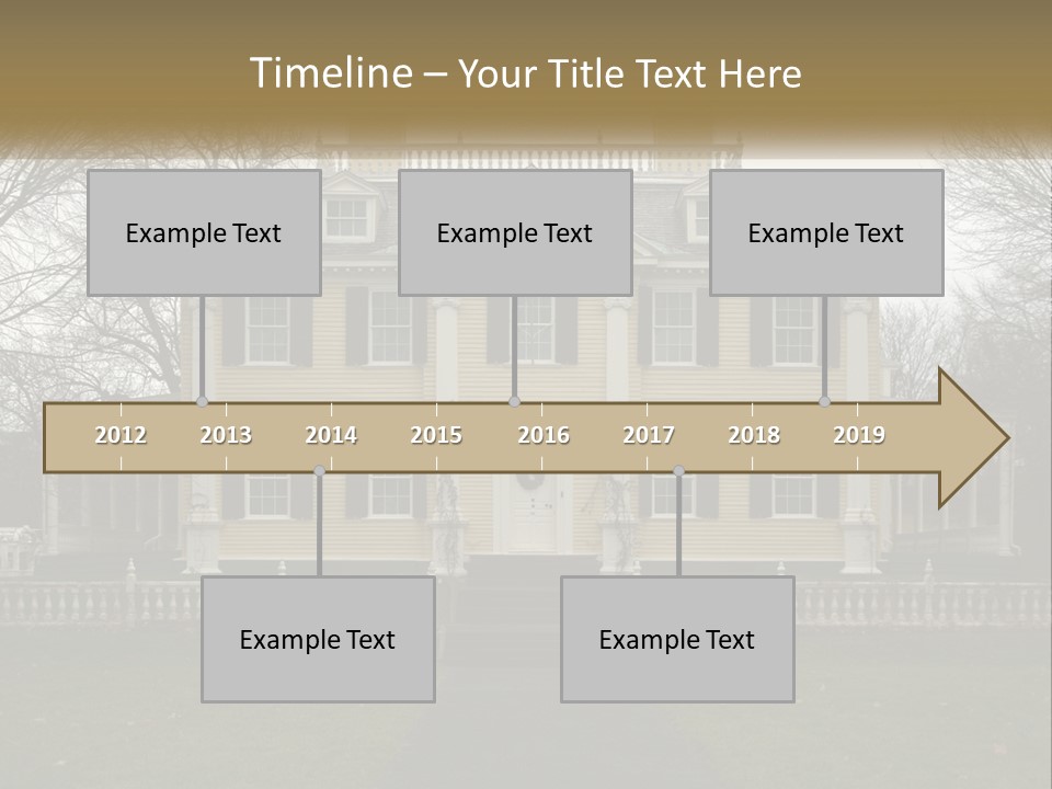 Traditional Culture Architecture House PowerPoint Template