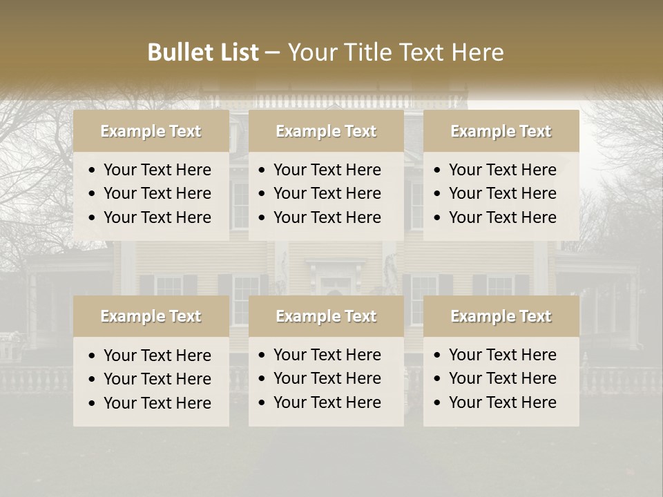 Traditional Culture Architecture House PowerPoint Template