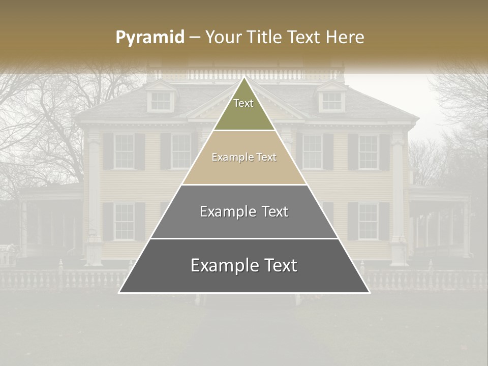 Traditional Culture Architecture House PowerPoint Template