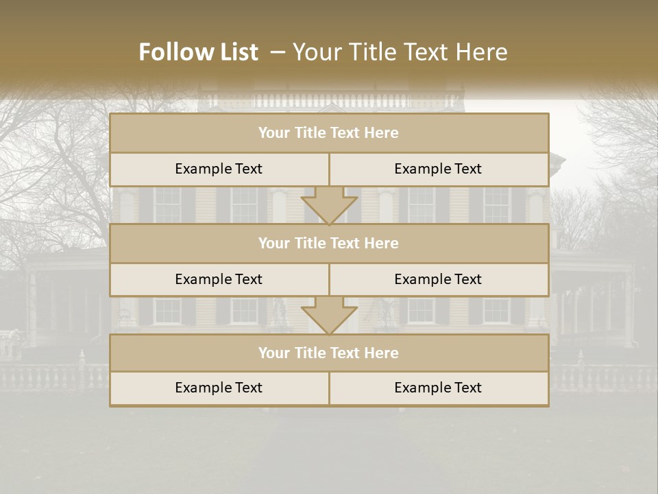 Traditional Culture Architecture House PowerPoint Template