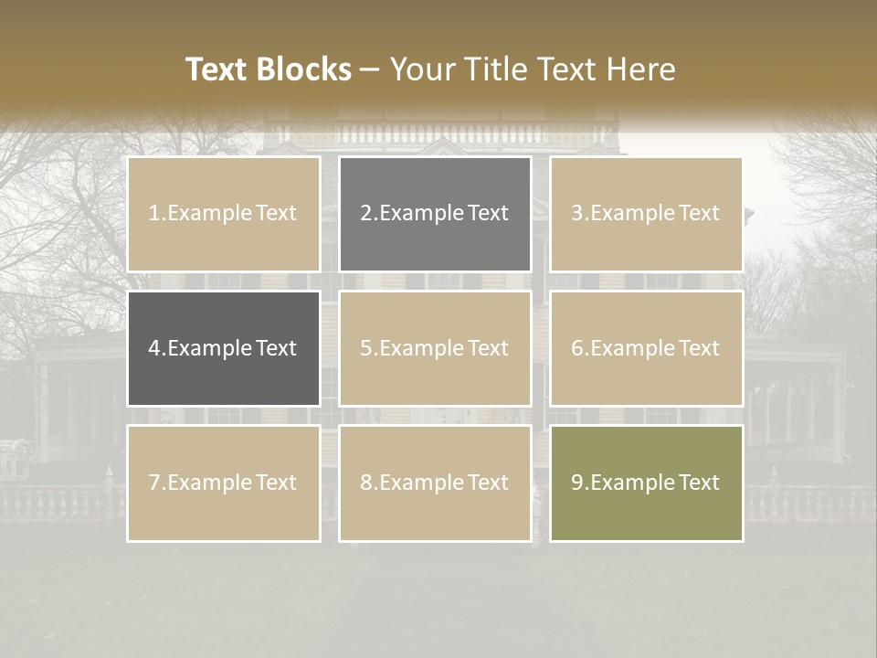 Traditional Culture Architecture House PowerPoint Template