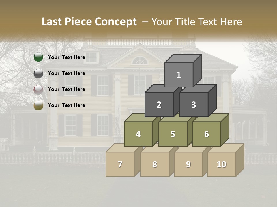 Traditional Culture Architecture House PowerPoint Template