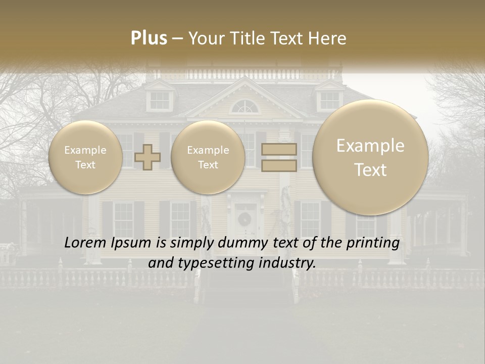 Traditional Culture Architecture House PowerPoint Template