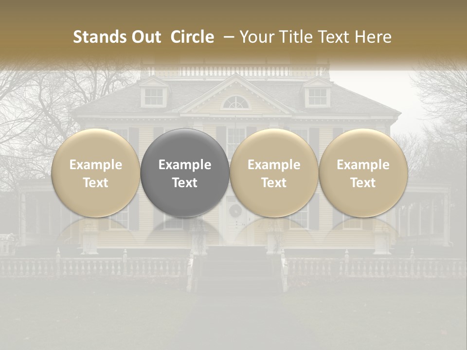 Traditional Culture Architecture House PowerPoint Template