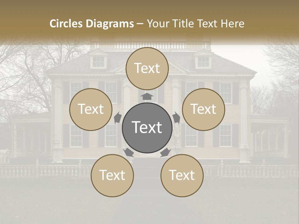 Traditional Culture Architecture House PowerPoint Template