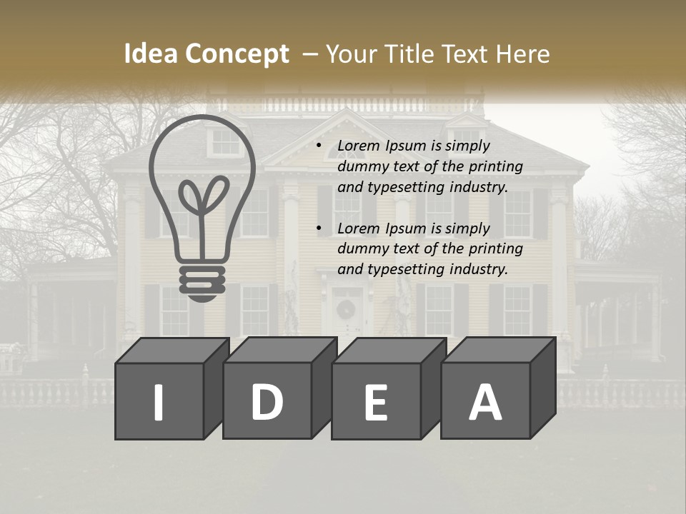 Traditional Culture Architecture House PowerPoint Template