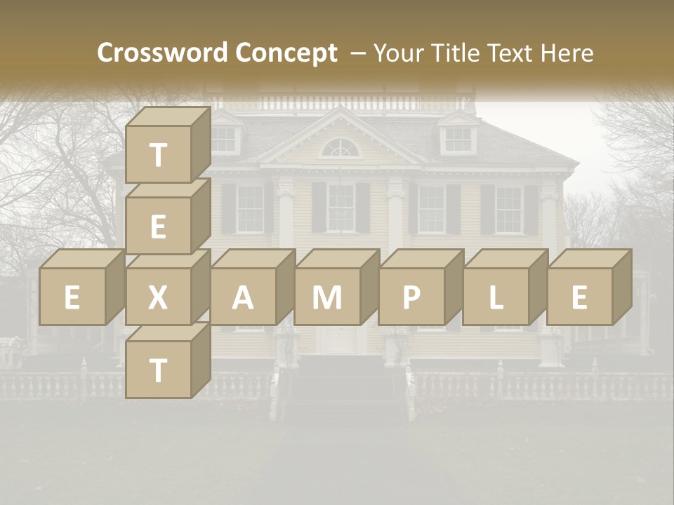 Traditional Culture Architecture House PowerPoint Template
