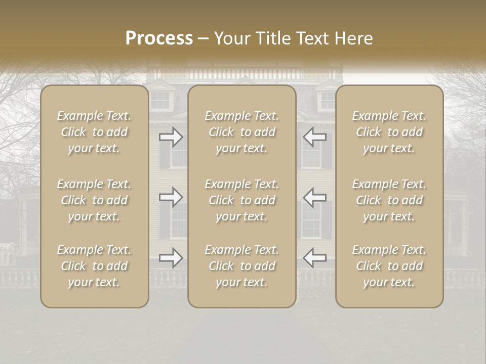 Traditional Culture Architecture House PowerPoint Template