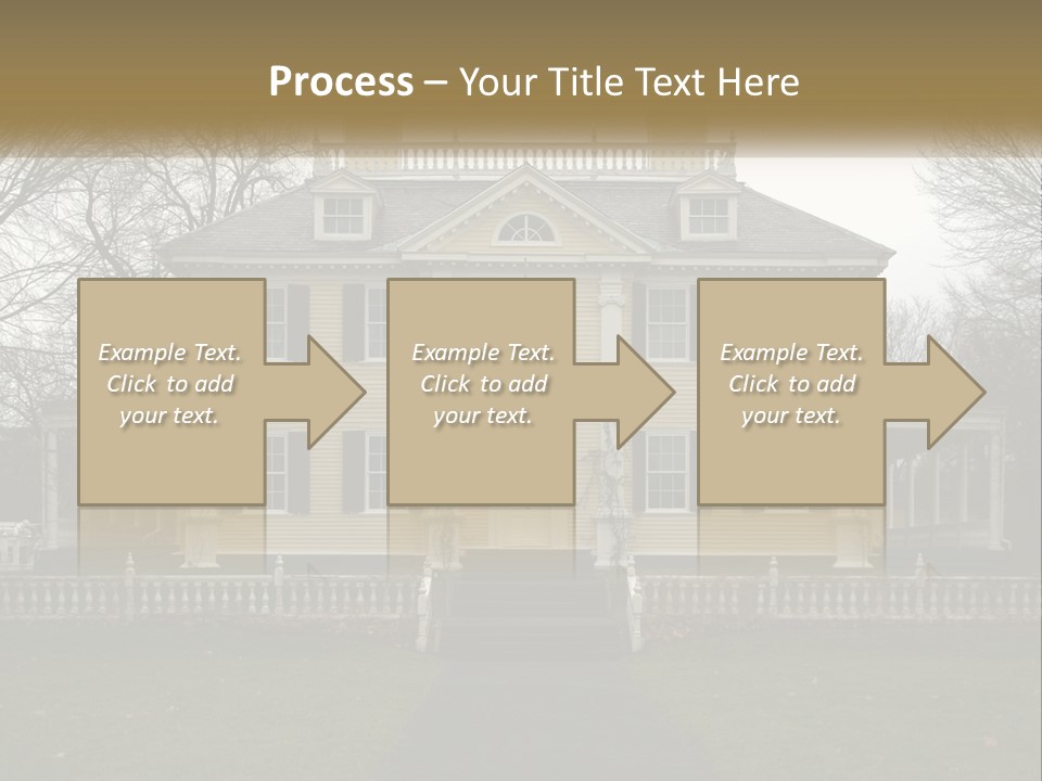 Traditional Culture Architecture House PowerPoint Template