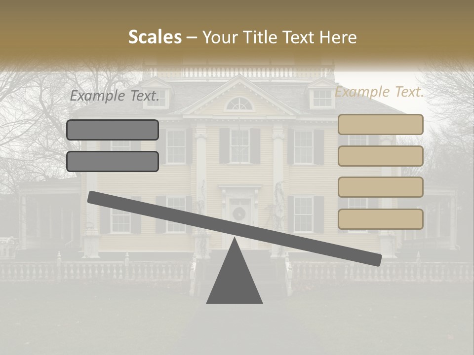 Traditional Culture Architecture House PowerPoint Template