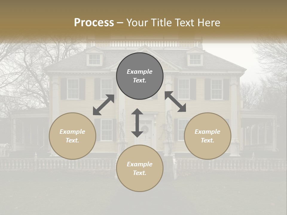 Traditional Culture Architecture House PowerPoint Template