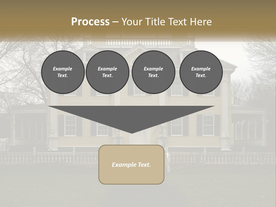 Traditional Culture Architecture House PowerPoint Template