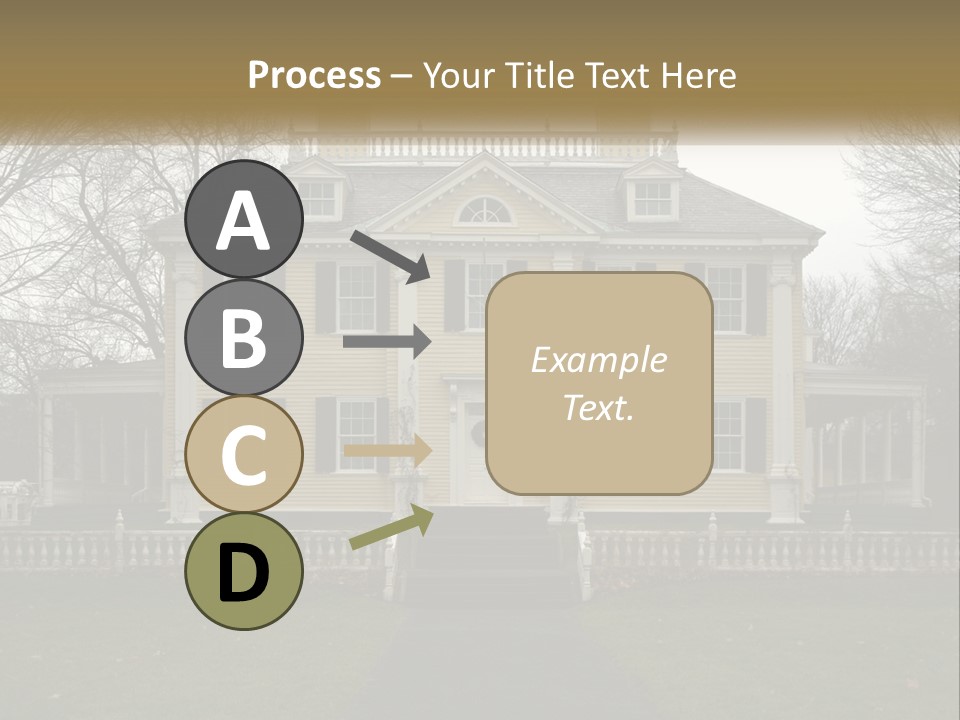Traditional Culture Architecture House PowerPoint Template