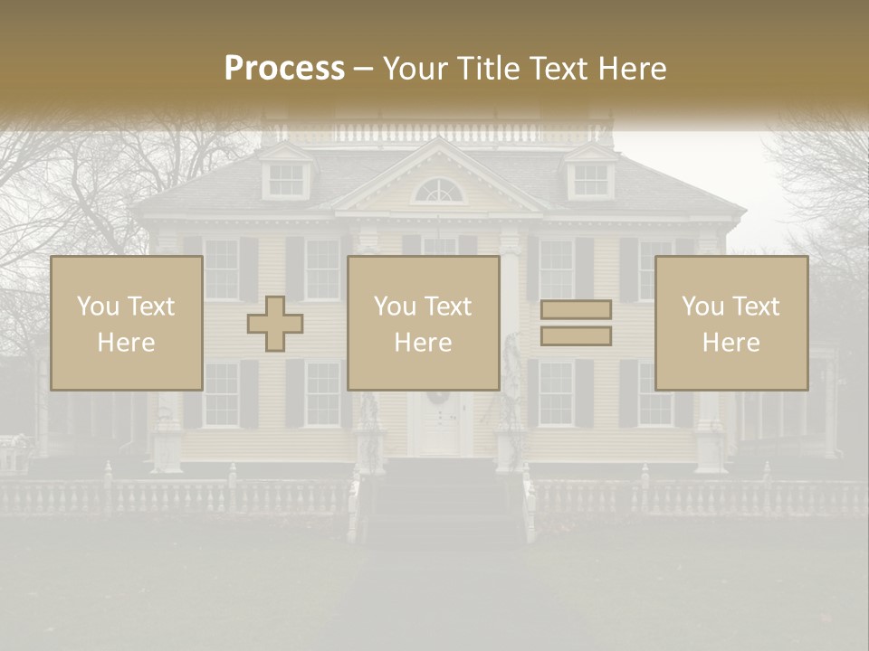 Traditional Culture Architecture House PowerPoint Template