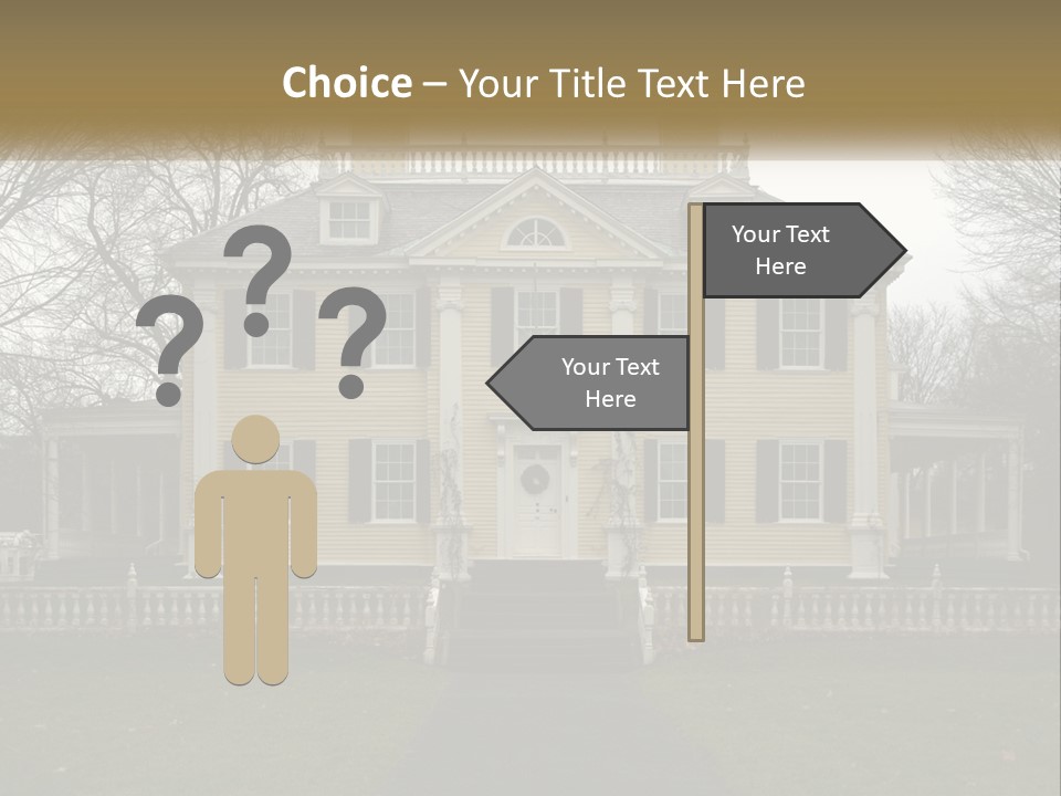 Traditional Culture Architecture House PowerPoint Template