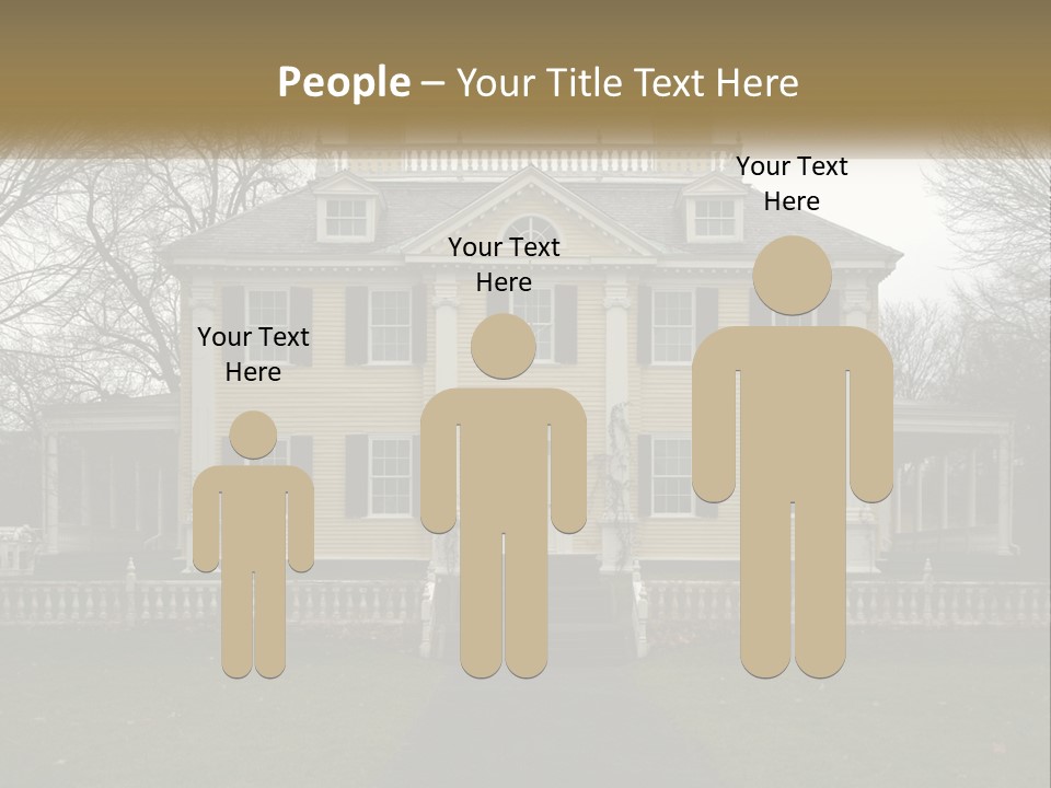 Traditional Culture Architecture House PowerPoint Template