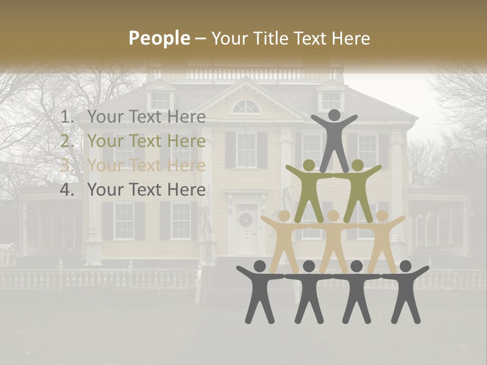 Traditional Culture Architecture House PowerPoint Template