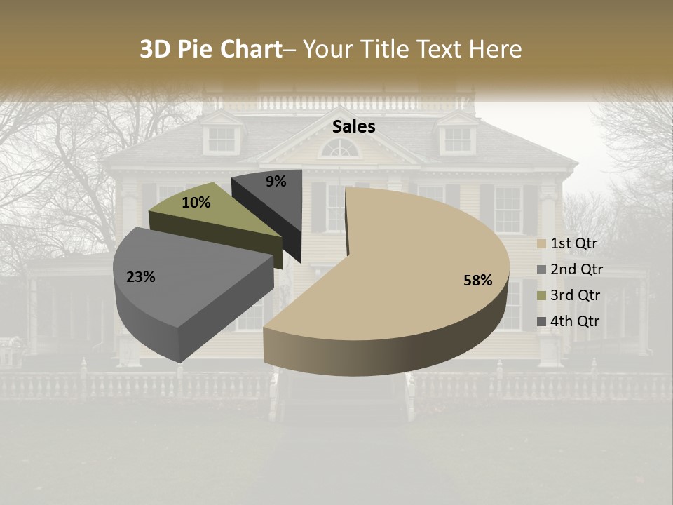 Traditional Culture Architecture House PowerPoint Template