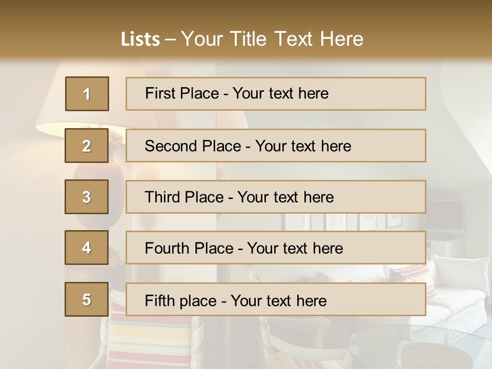 Lamp Retro Nobody PowerPoint Template
