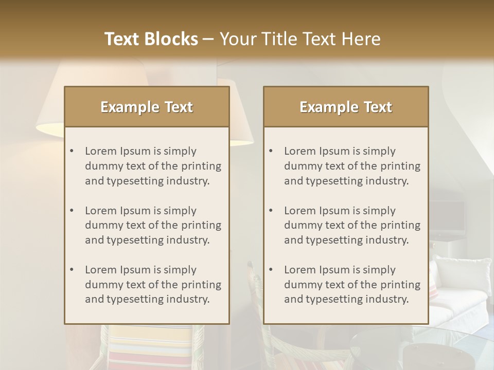 Lamp Retro Nobody PowerPoint Template