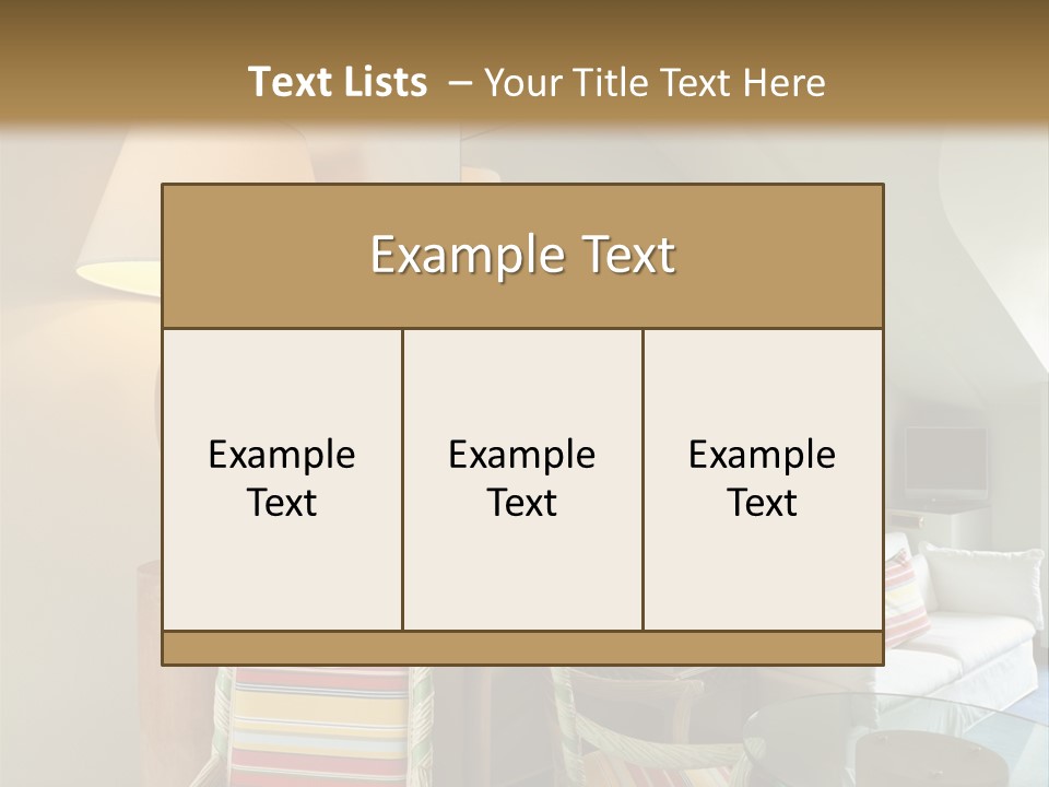 Lamp Retro Nobody PowerPoint Template
