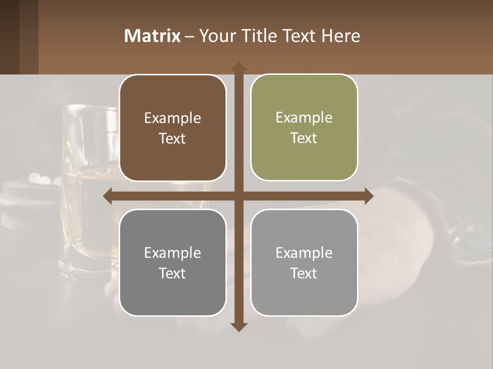 Depression Despair Addiction PowerPoint Template