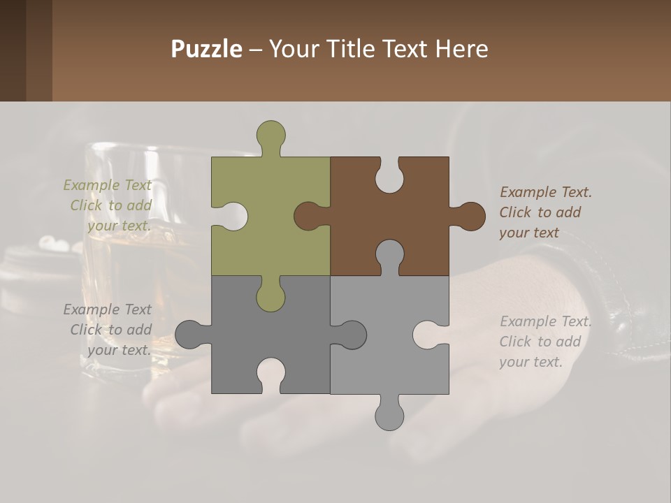 Depression Despair Addiction PowerPoint Template