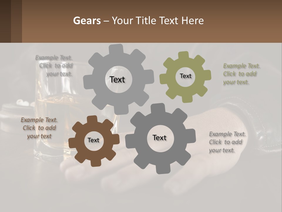 Depression Despair Addiction PowerPoint Template