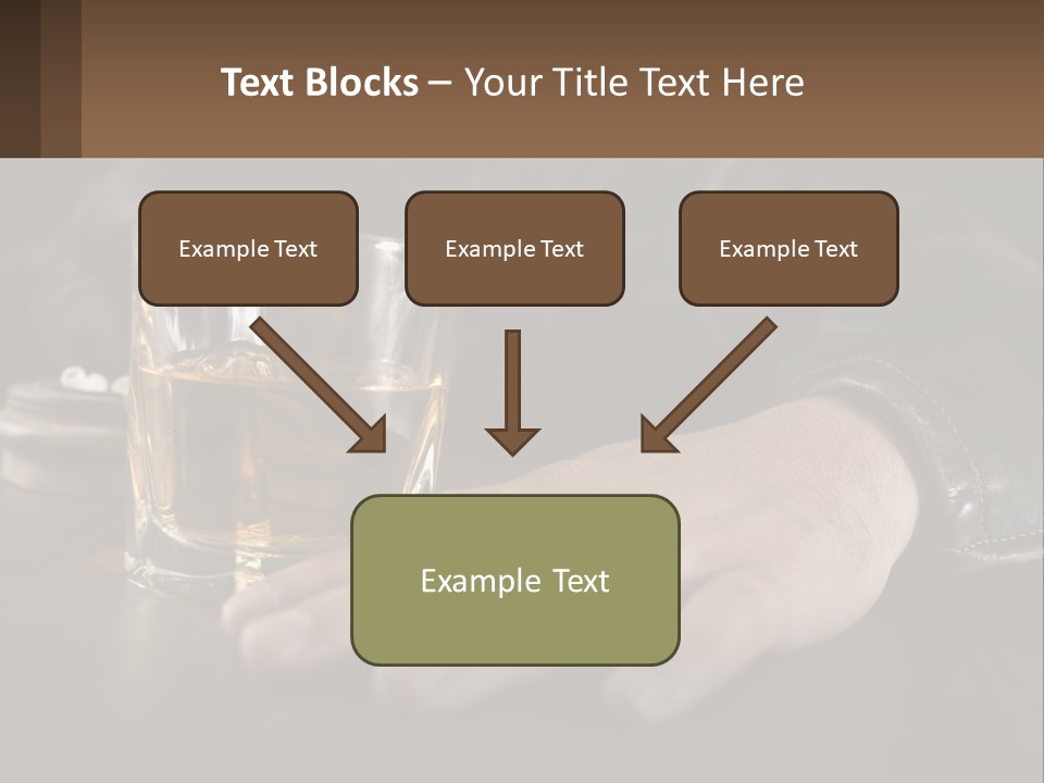 Depression Despair Addiction PowerPoint Template