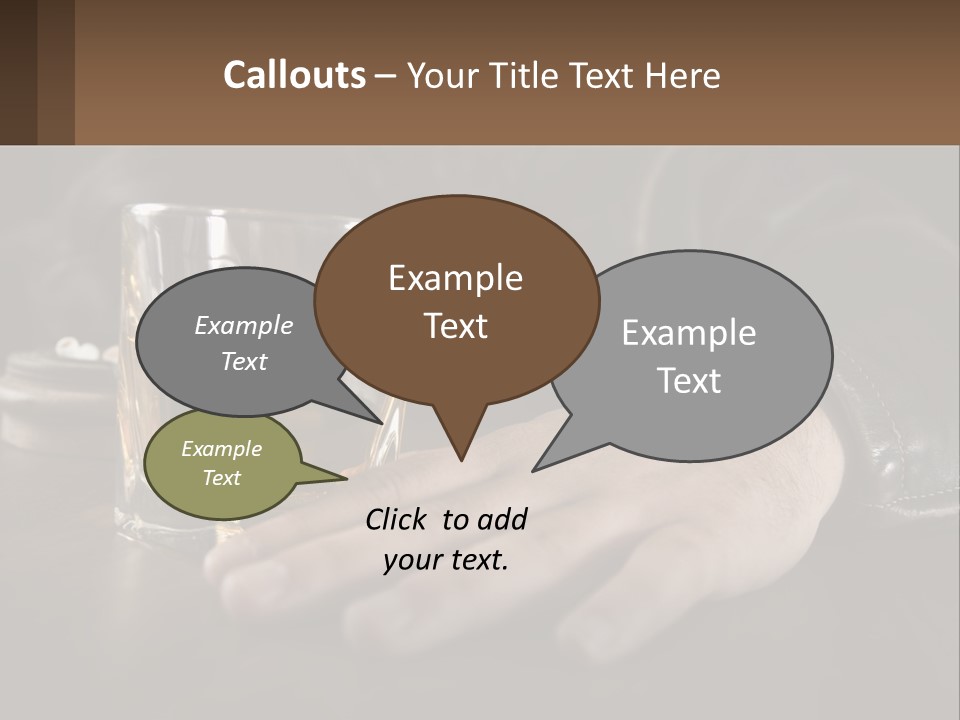 Depression Despair Addiction PowerPoint Template