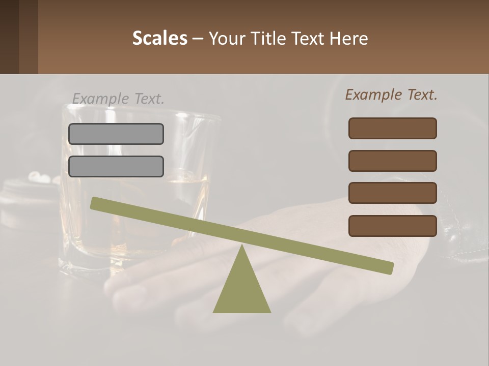 Depression Despair Addiction PowerPoint Template
