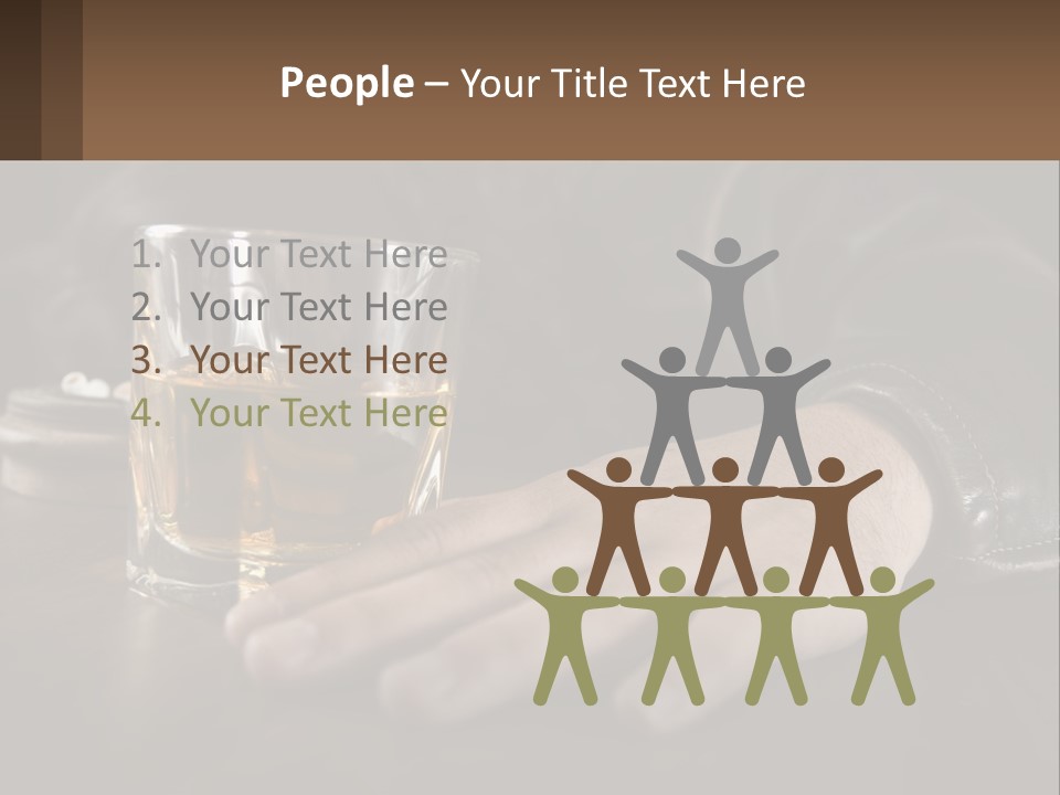 Depression Despair Addiction PowerPoint Template