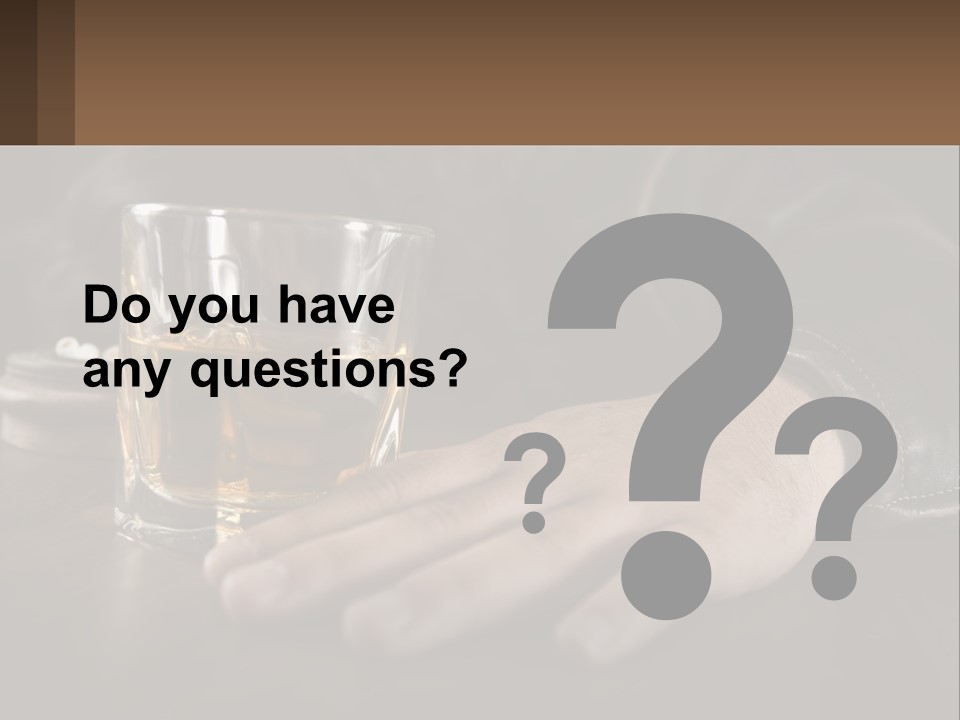 Depression Despair Addiction PowerPoint Template