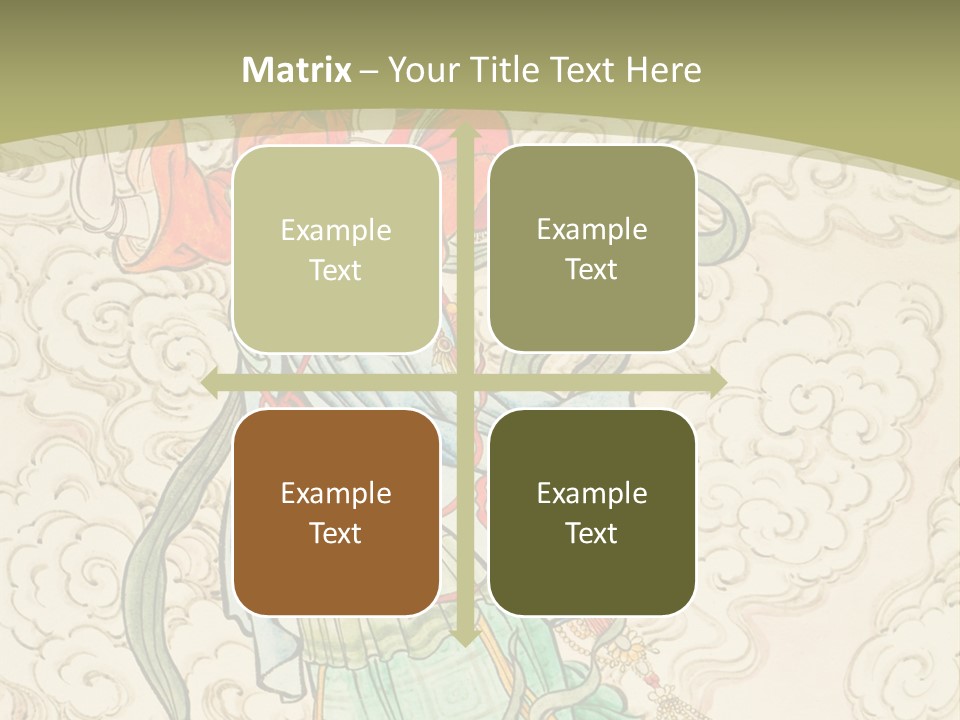 Decorate Red Style PowerPoint Template