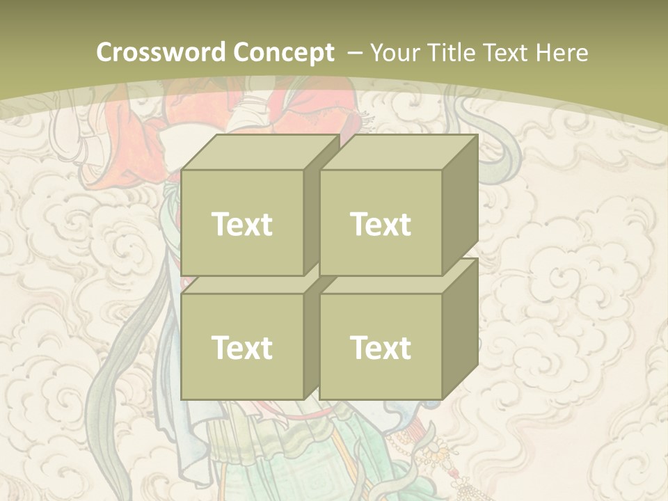 Decorate Red Style PowerPoint Template