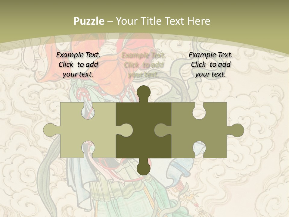 Decorate Red Style PowerPoint Template