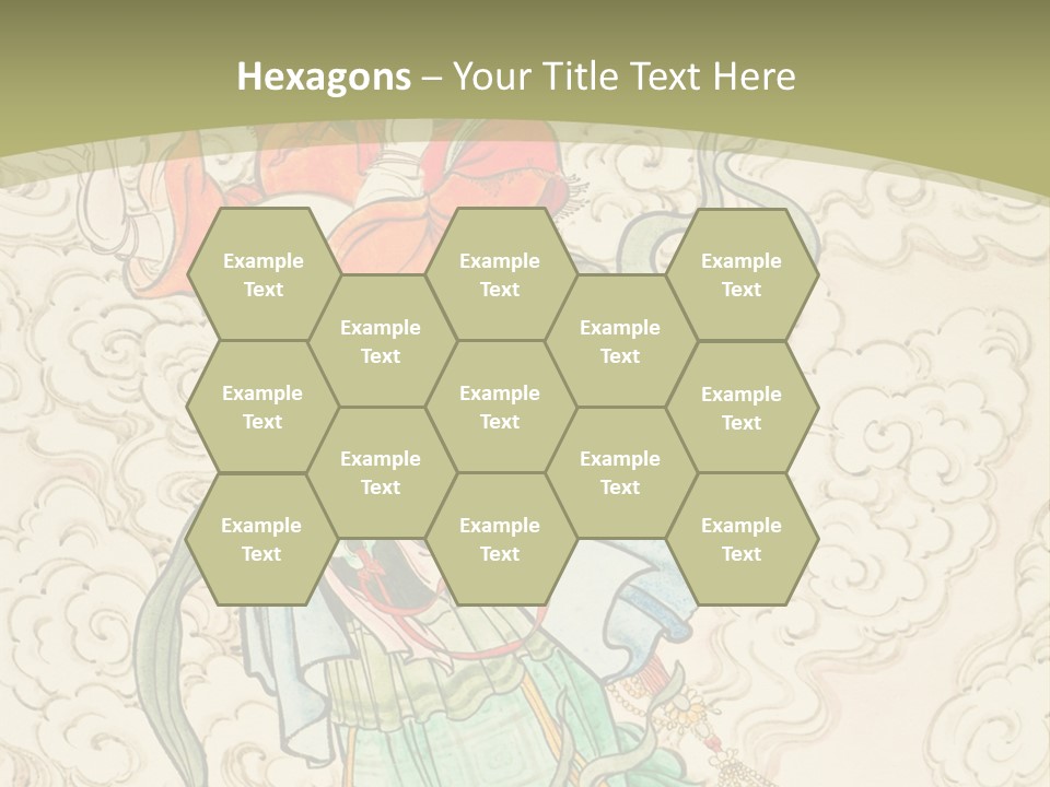 Decorate Red Style PowerPoint Template