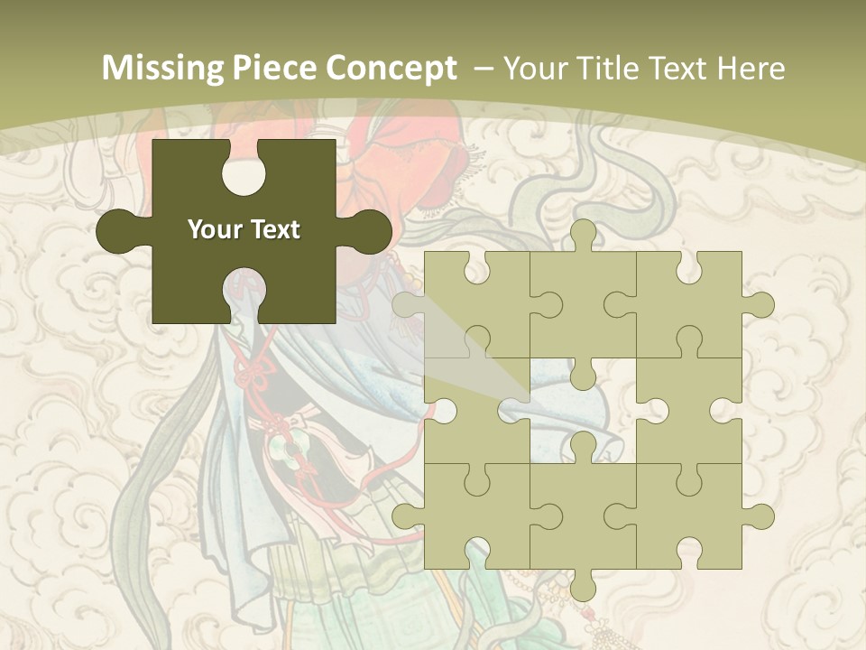 Decorate Red Style PowerPoint Template