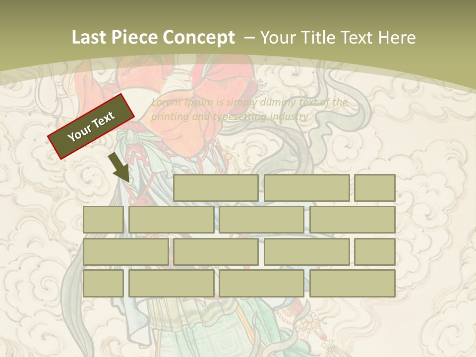 Decorate Red Style PowerPoint Template