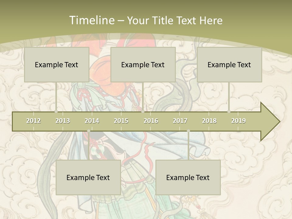 Decorate Red Style PowerPoint Template