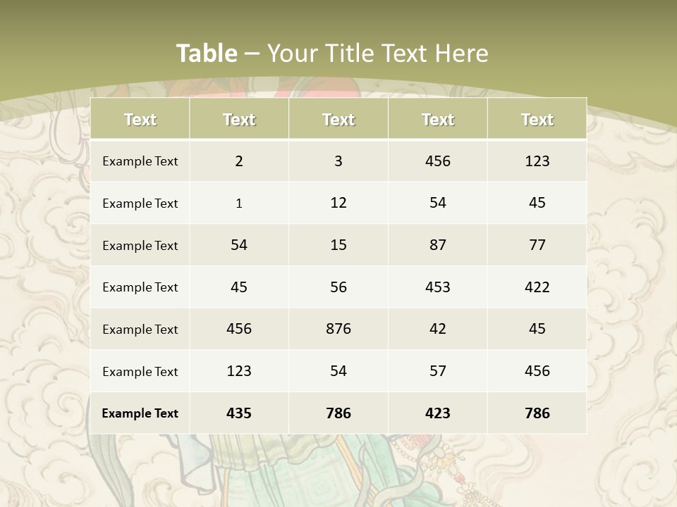 Decorate Red Style PowerPoint Template
