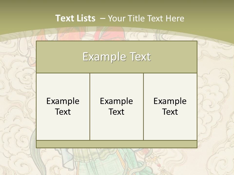 Decorate Red Style PowerPoint Template