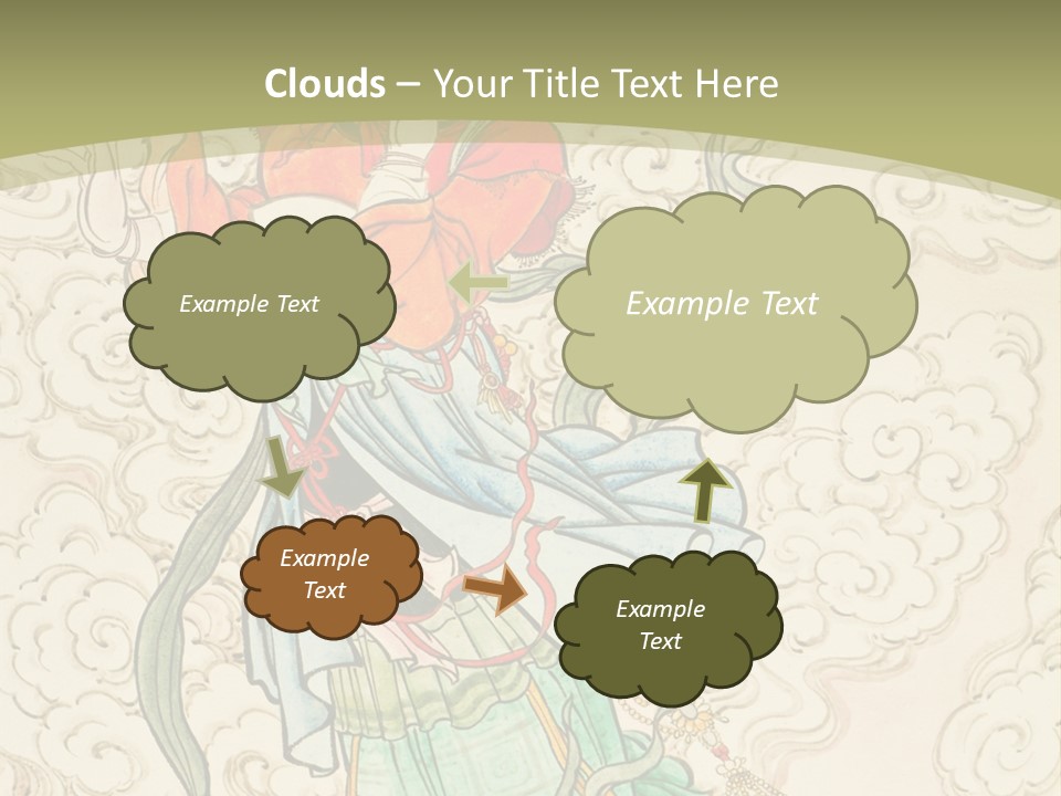 Decorate Red Style PowerPoint Template