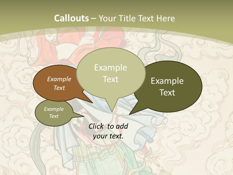 Decorate Red Style PowerPoint Template