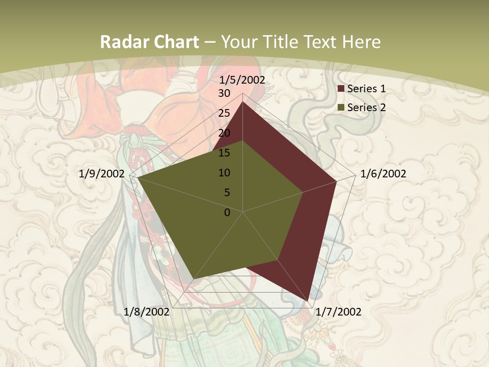 Decorate Red Style PowerPoint Template