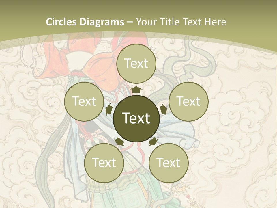 Decorate Red Style PowerPoint Template