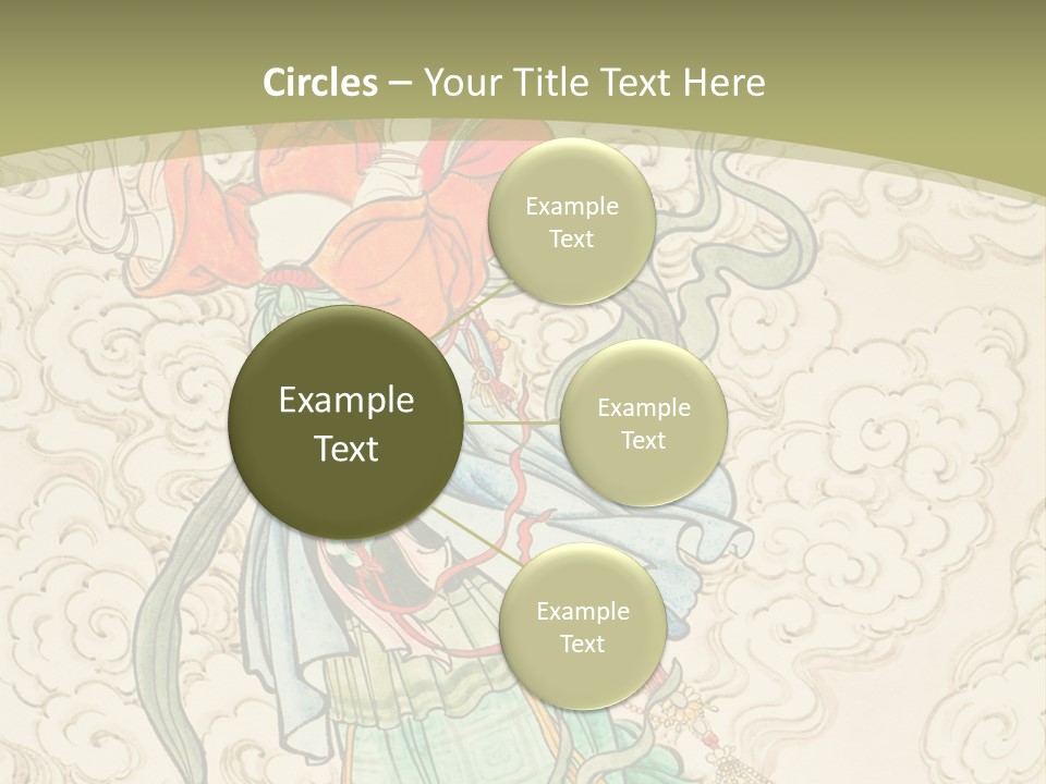 Decorate Red Style PowerPoint Template